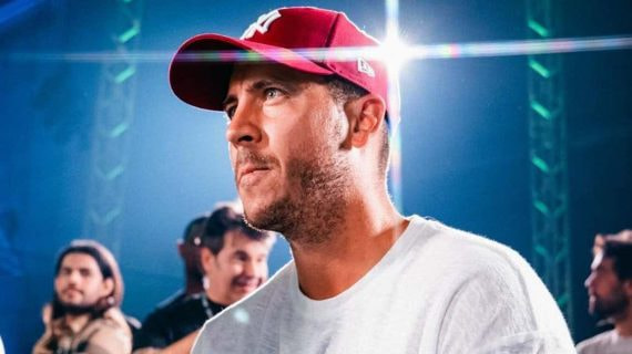 Eden Hazard, durante un evento en Madrid.