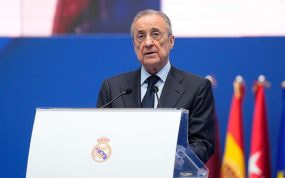 Florentino Pérez, en un acto reciente.