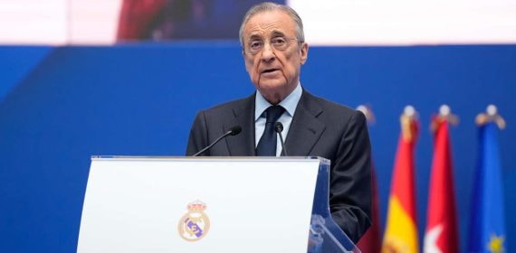 Florentino Pérez, en un acto reciente.