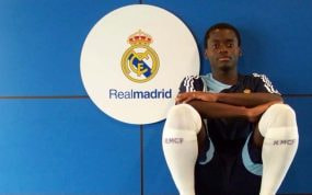 Leo Franck, durante su etapa en la cantera del Real Madrid.