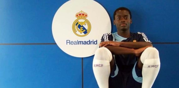 Leo Franck, durante su etapa en la cantera del Real Madrid.