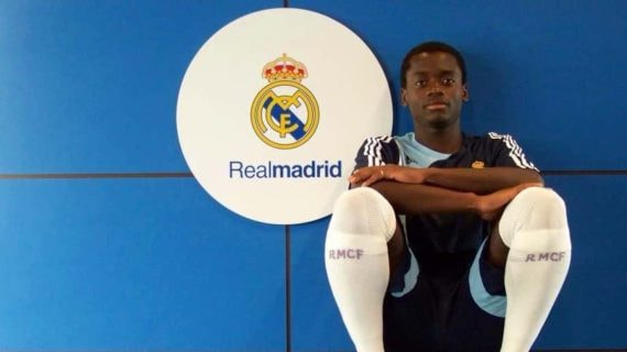Leo Franck, durante su etapa en la cantera del Real Madrid.