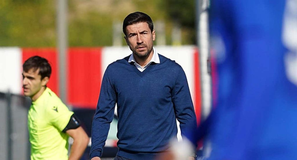 Gabi, en un partido.