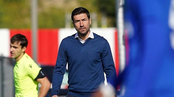 Gabi, en un partido.