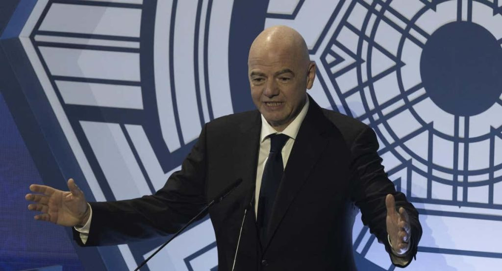 Infantino, en un acto de FIFA.