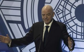 Infantino, en un acto de FIFA.