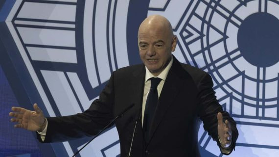 Infantino, en un acto de FIFA.