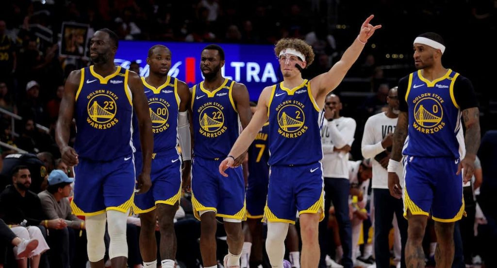 Jugadores de los Golden State Warriors de la NBA.