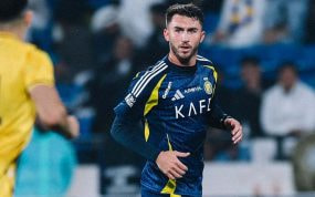 Laporte, en un partido con el Al-Nassr.