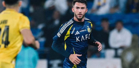 Laporte, en un partido con el Al-Nassr.