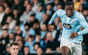 Ilaix Moriba, en el partido ante el Barcelona del pasado sábado.