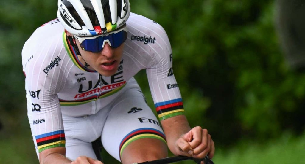Tadej Pogacar, en el último Giro de Lombardía.