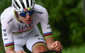 Tadej Pogacar, en el último Giro de Lombardía.