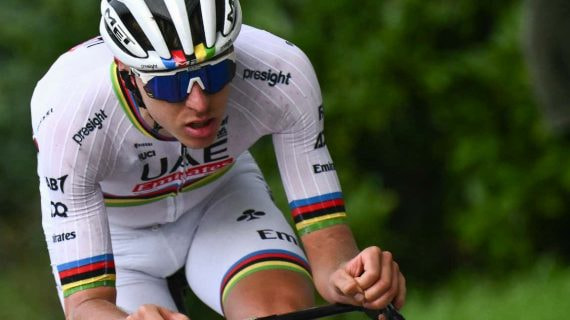 Tadej Pogacar, en el último Giro de Lombardía.