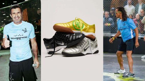 Figo, Davids y las Nike T90.