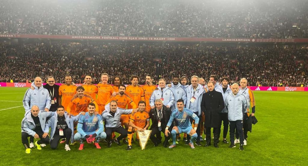 Los veteranos del Madrid.