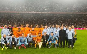 Los veteranos del Madrid.