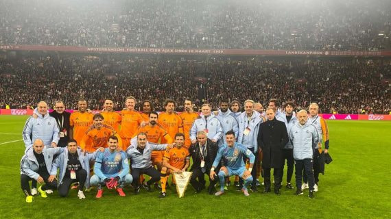Los veteranos del Madrid.