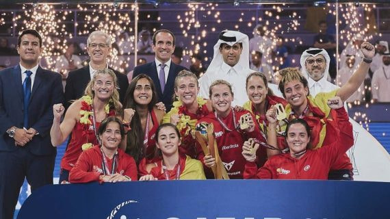 La selección femenina de España, campeona mundial en Catar 2024.
