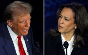 Donald Trump, candidato republicano, y Kamala Harris, candidata demócrata.
