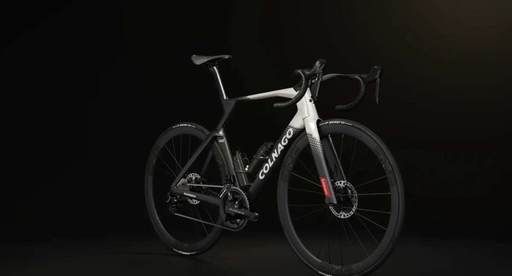 La nueva Colnago Y1Rs del equipo UAE Team Emirates.