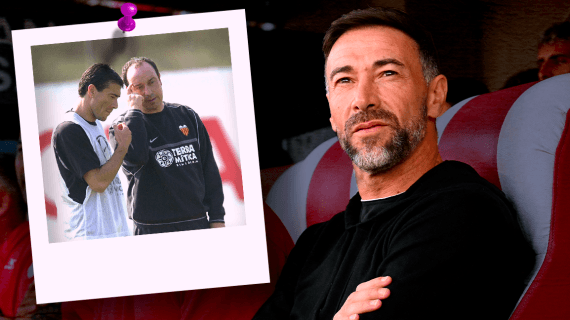Kily González, en una imagen reciente y pasada con Benítez.
