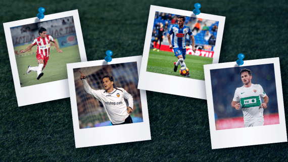 Piatti en sus distintas etapas en el fútbol español