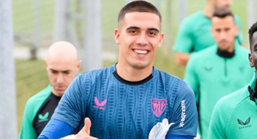Álex Padilla, portero del Athletic Club.