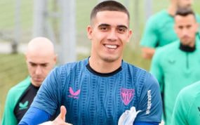 Álex Padilla, portero del Athletic Club.