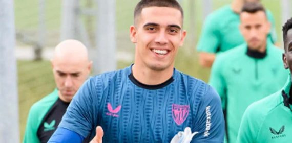 Álex Padilla, portero del Athletic Club.