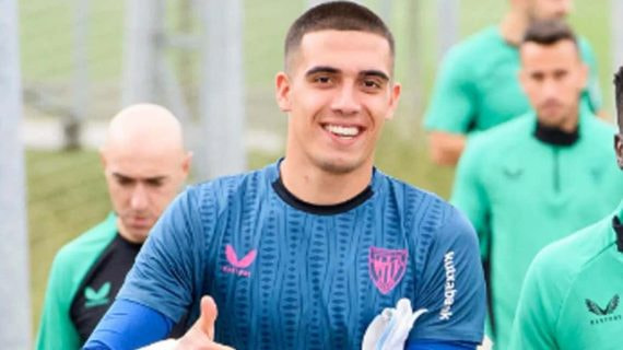 Álex Padilla, portero del Athletic Club.