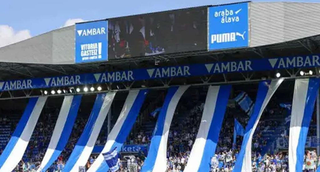 Estadio de Mendizorroza del Alavés.