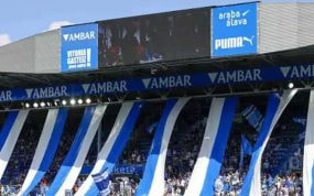 Estadio de Mendizorroza del Alavés.