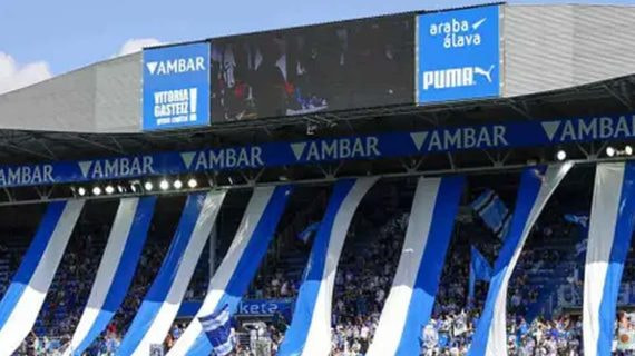 Estadio de Mendizorroza del Alavés.