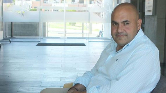 Javier González Cancho tras ser elegido presidente de la Federación Española de Rugby.