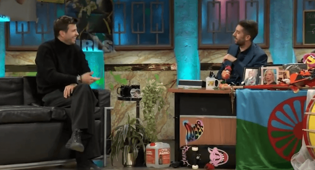 Piqué, en La Revuelta.