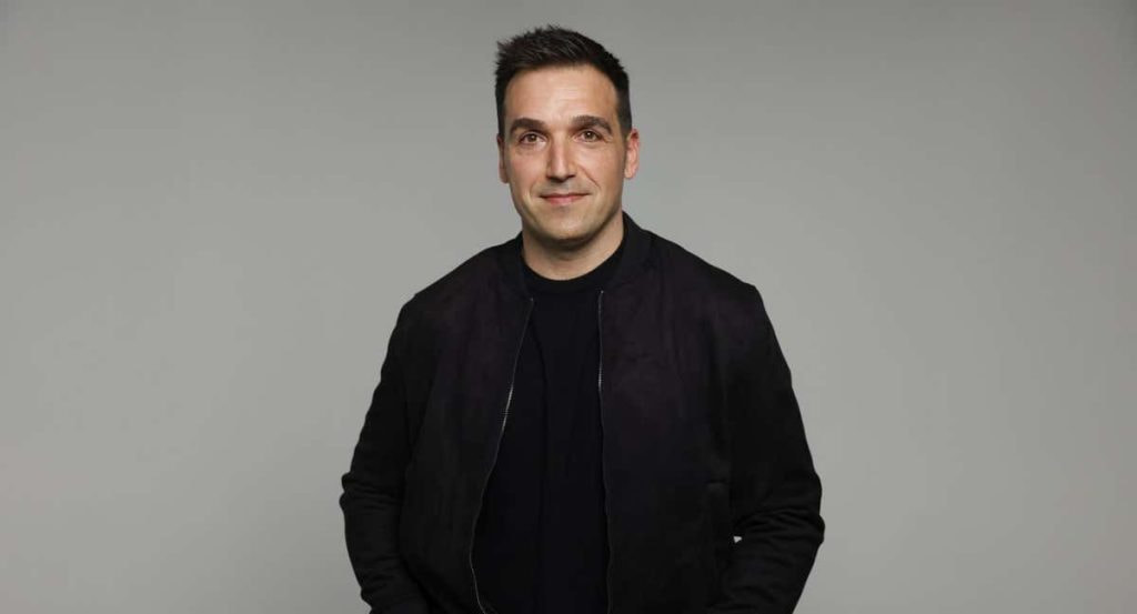 Moises Benavente, durante la entrevista con Relevo.