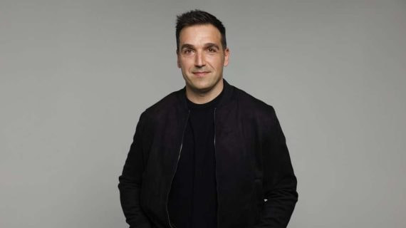 Moises Benavente, durante la entrevista con Relevo.