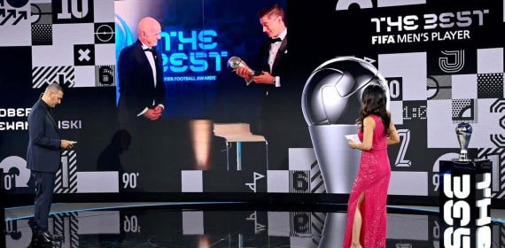 Entrega de premios de los FIFA The Best.