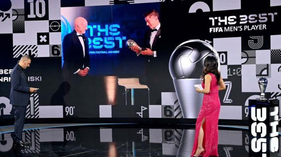 Entrega de premios de los FIFA The Best.