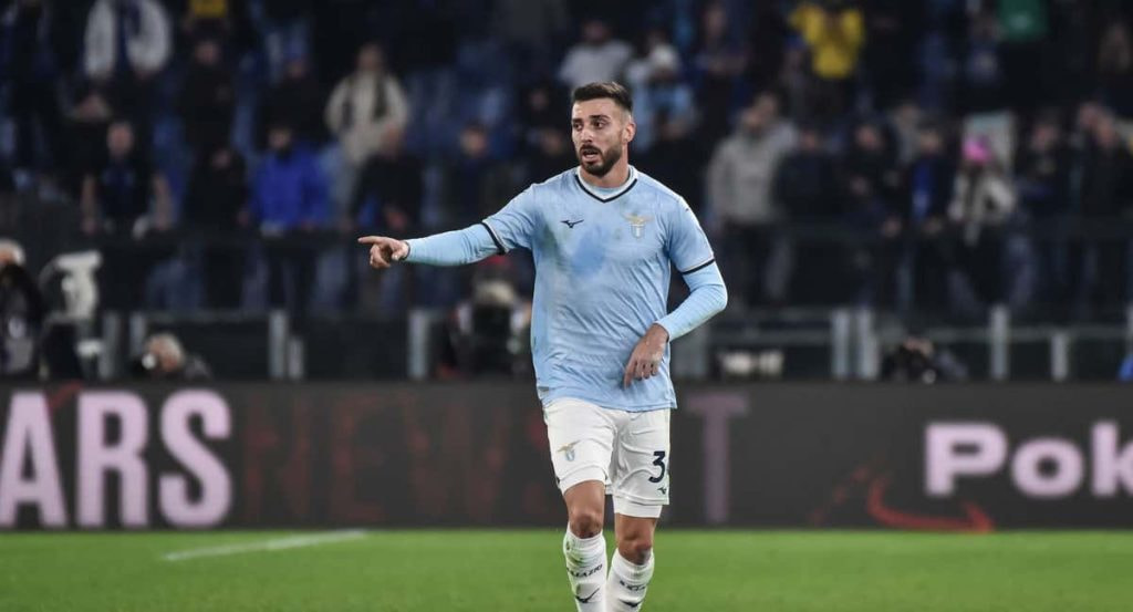 Mario Gila, en un partido reciente con la Lazio.