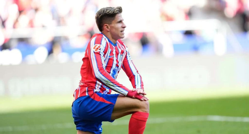 Giuliano Simeone, durante un partido esta temporada.