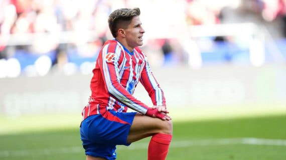 Giuliano Simeone, durante un partido esta temporada.