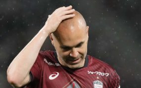 Andrés Iniesta, en uno de sus últimos partidos en Emiratos.