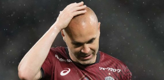 Andrés Iniesta, en uno de sus últimos partidos en Emiratos.