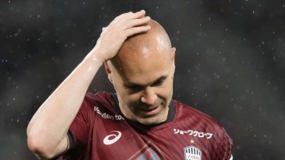 Andrés Iniesta, en uno de sus últimos partidos en Emiratos.