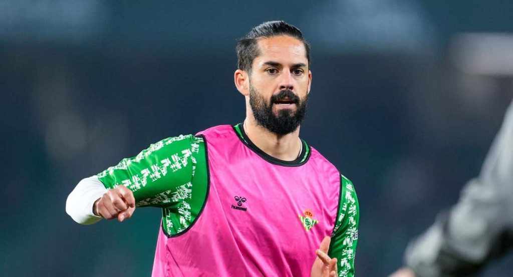 Isco, antes del partido contra el Rayo.