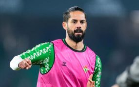 Isco, antes del partido contra el Rayo.