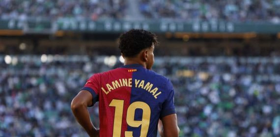 Lamine Yamal, una estrella precoz del fútbol mundial.