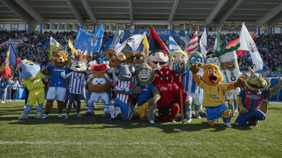 Mascotas de los equipos de LaLiga y algunas de Segunda devisión.